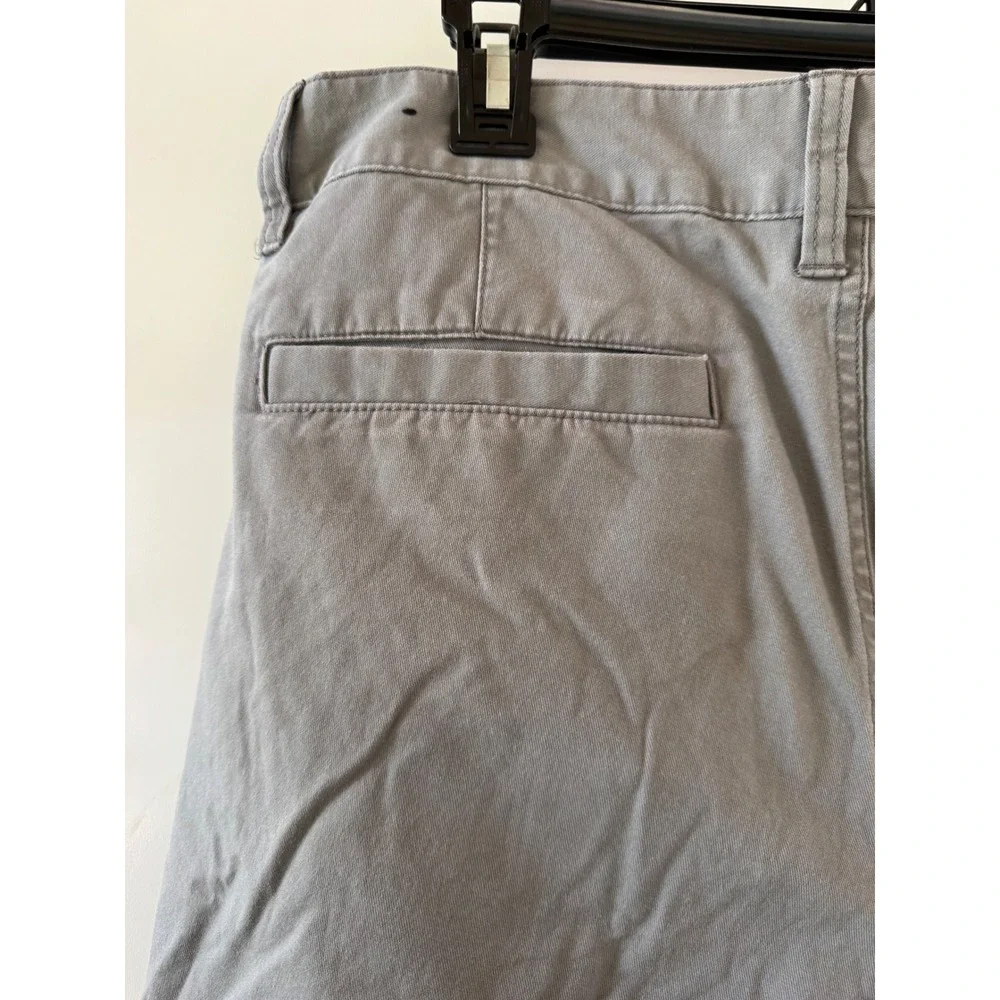 Fox Racing Mens Gray Chino Walk Shorts Stretch Cotton Size 32 (Fits 35